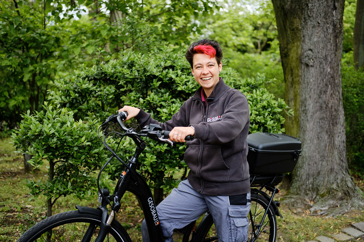 Jeanette Custodio-Hedo Hausmeisterin in Berlin-Gesunbrunnen