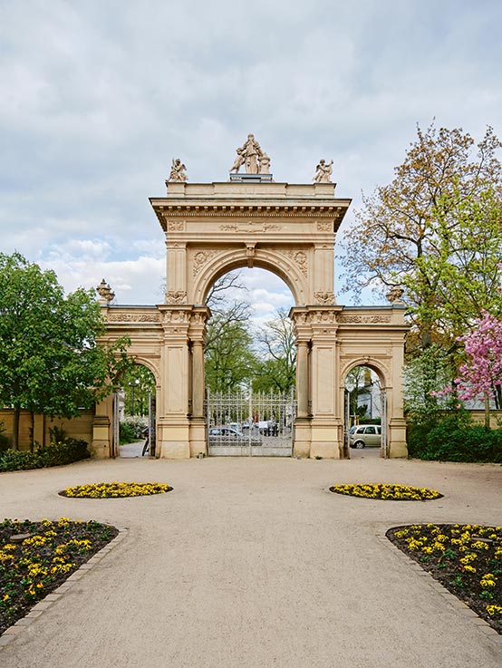 Tor zum Bürgerpark Pankow