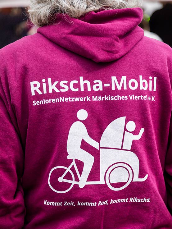 „Kommt Zeit, kommt Rad, kommt Rikscha“ – das Motto der Initiative 