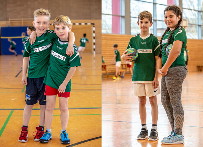 Handball für Grundschüler in den GESOBAU-Kiezen