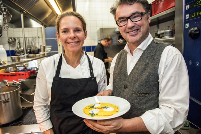 Sonja und Peter Frühsammer betreiben gemeinsam das Bistro Grundschlag 