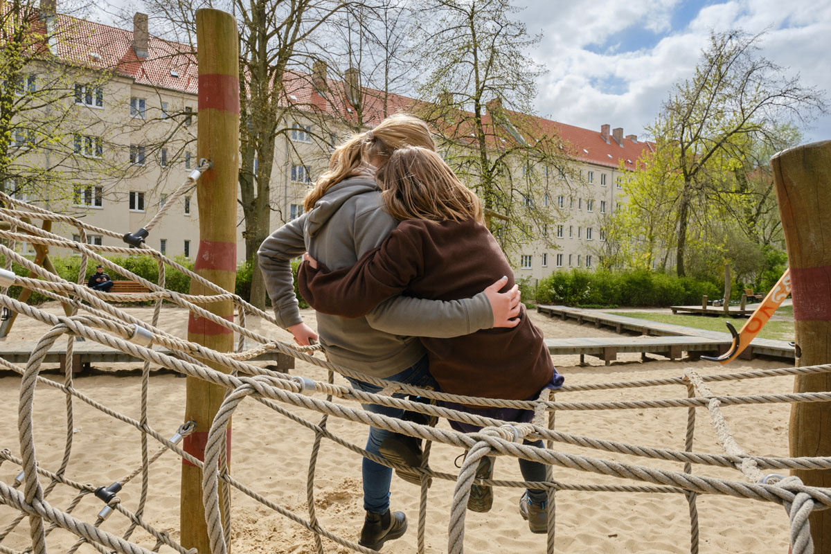 Kinder auf dem Spielplatz