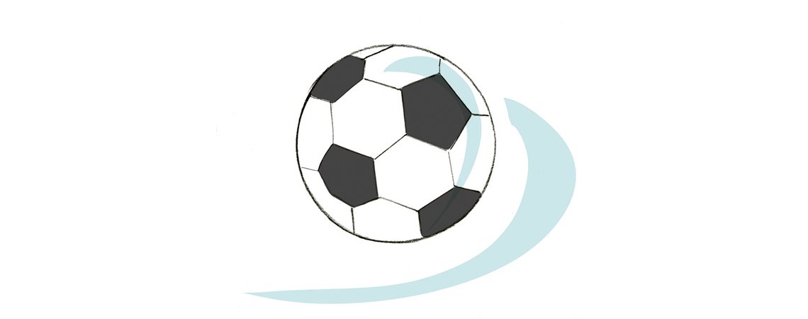 Illustration Fußball