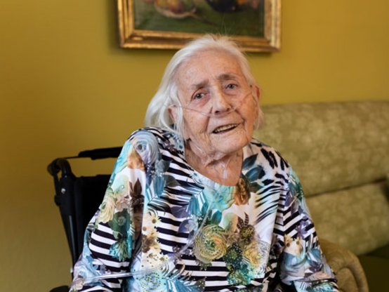 Seniorin Gisela Wille