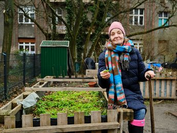 Wir wollen ein Hochbeet bauen – und besuchen dazu einen Workshop im Frei-Zeit-Haus Weißensee