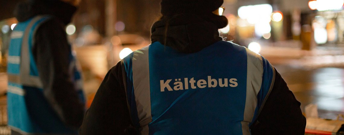 Ehrenamtlicher des Kältebus