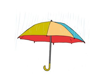 Illustration Regenschirm