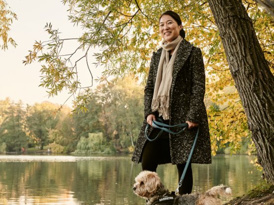 Die Köchin und Unternehmerin Lauren Lee zeigt das Komponistenviertel